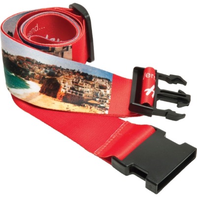 Image of Luggage Strap with Plastic Buckle and Adjuster (Dye Sublimation)