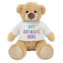 Image of Printed Soft Toy Harry Teddy Bear